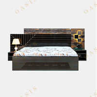 Korus Bed King And Bed Side Table