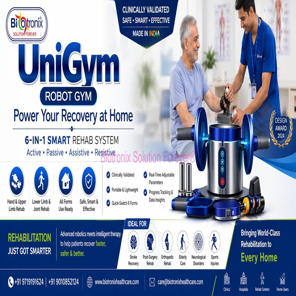 UniGym Robot Gym for Physiotherapy Rehabilitation