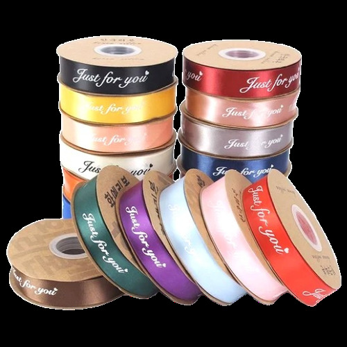 Double Satin Ribbon with Customized Normal Printing