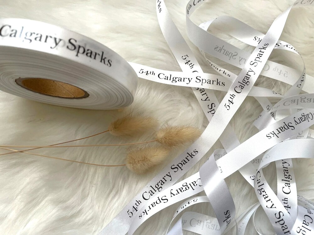 Customised Printing Single Satin Ribbon
