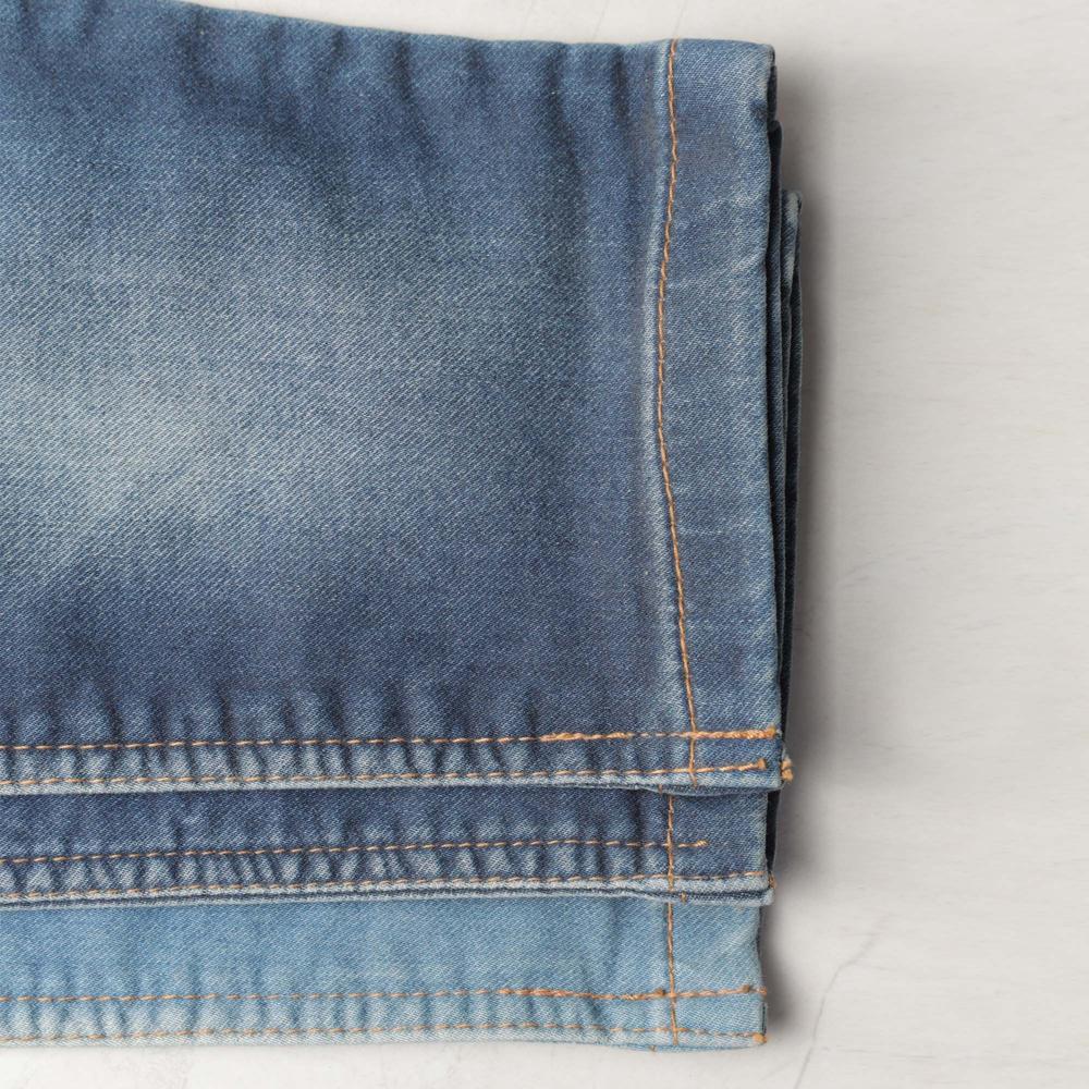 13.5 Ounce Cotton by Cotton Knitted Lycra Indigo Denim Fabric