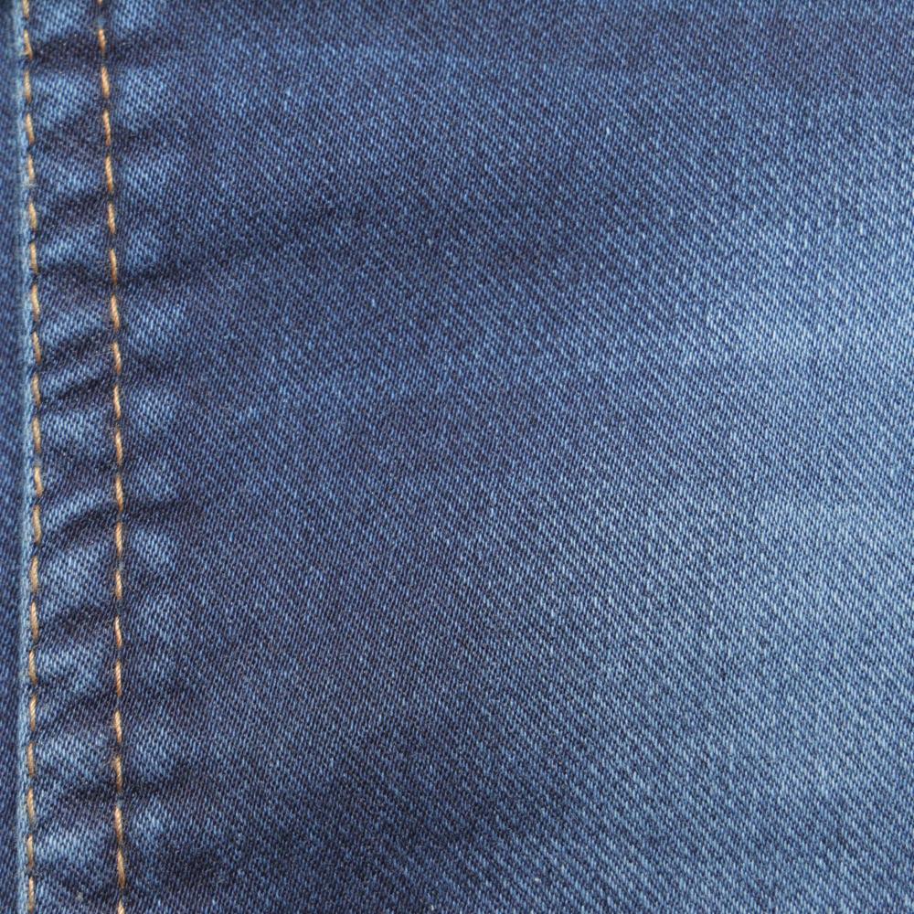 13.5 Ounce Cotton by Cotton Knitted Lycra Indigo Denim Fabric