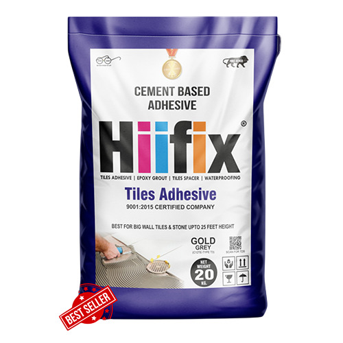 Gold Grey Cement Based Tiles Adhesive