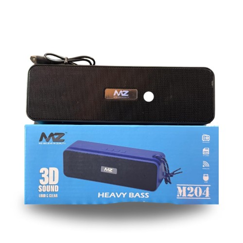 Mz M204 Portable Bluetooth Speaker - Color: Multi Color