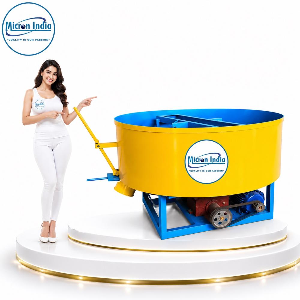 6 Foot Pan Mixer - Capacity: 500 Kg