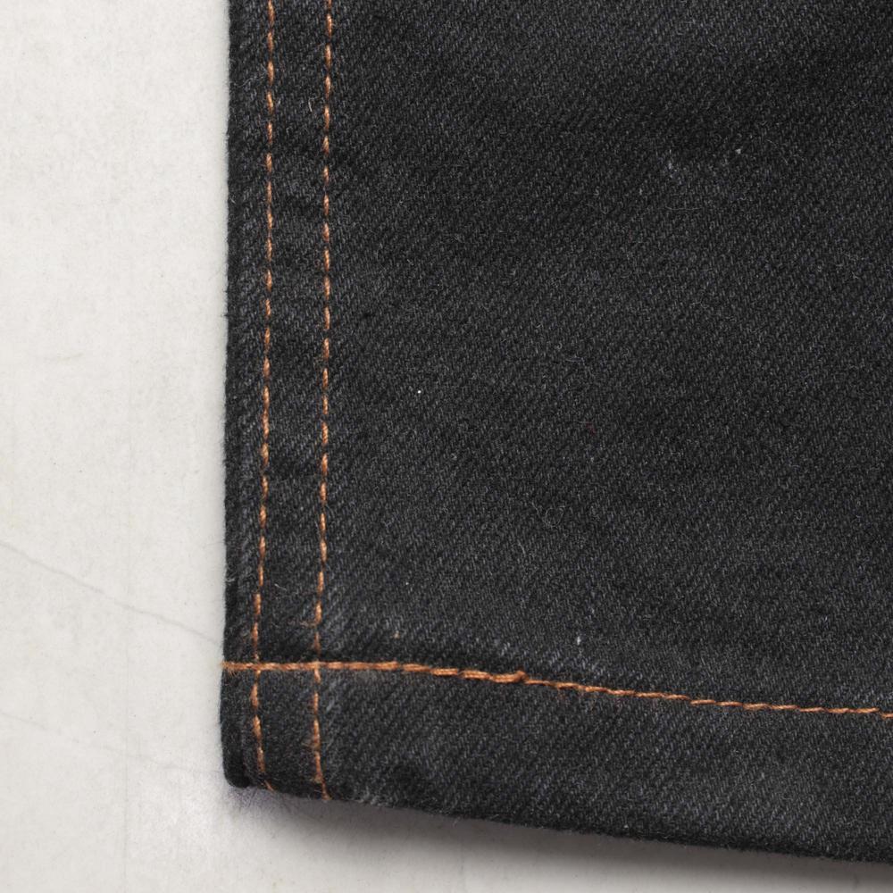 14 Ounce Zed Black Non-Lycra Denim Fabric