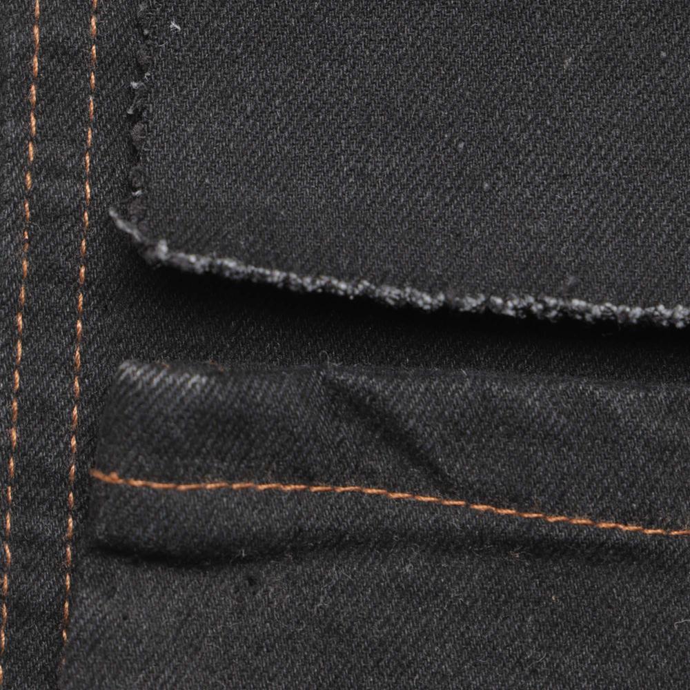 14 Ounce Zed Black Non-Lycra Denim Fabric