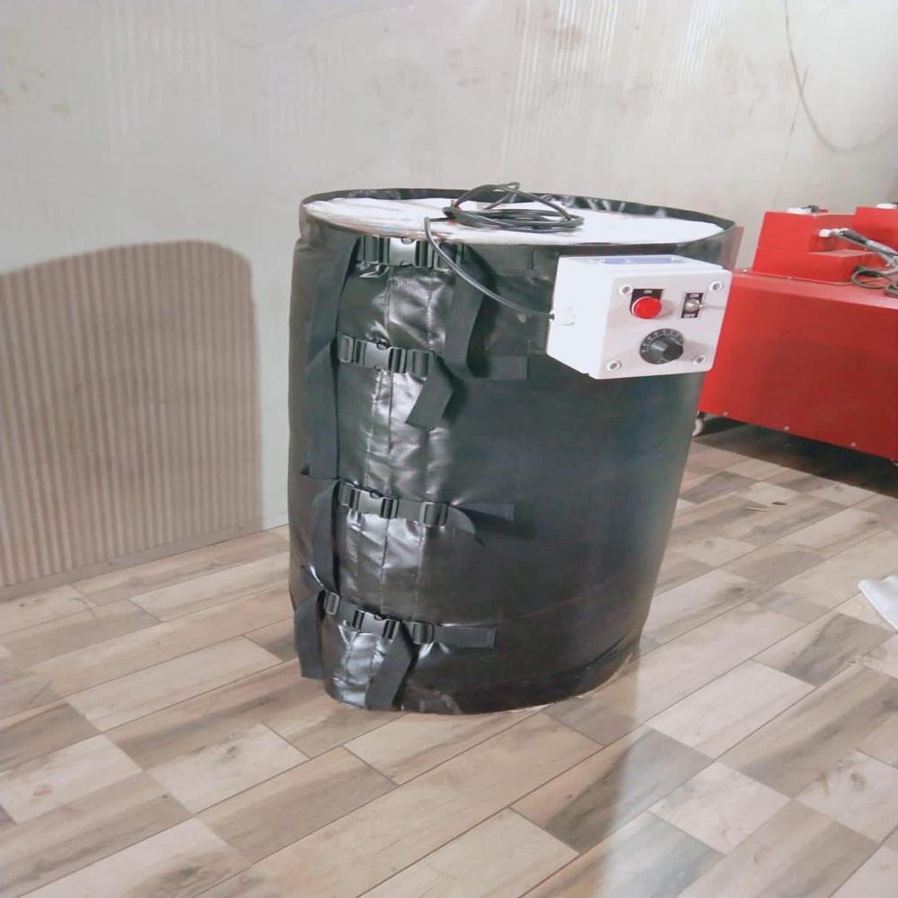 Flexible Heating Jackets For Drum - Color: Black