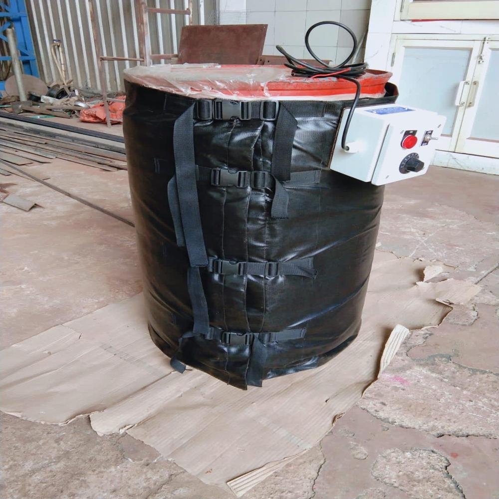 Flexible Heating Jackets For Drum - Color: Black