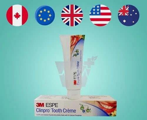 3M Clinpro Tooth Creme Toothpaste - Vanilla Mint 113g (Pack of 1 Tube)