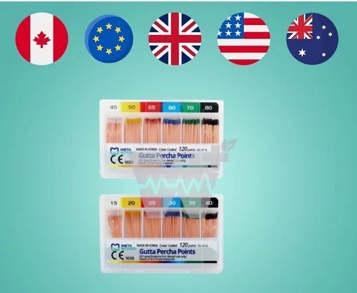 Meta Biomed ISO Standard Colour Coded 2_ Gutta Percha Points - 20