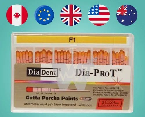 Diadent ProTaper Gutta Percha Points - Assorted (F1-F3)