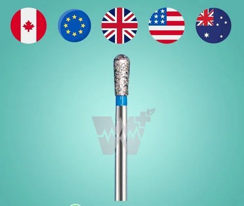 Mani Extra Shape (EX) (Special) Series Regular Shank Diamond Burs - Standard (Blue) EX-12