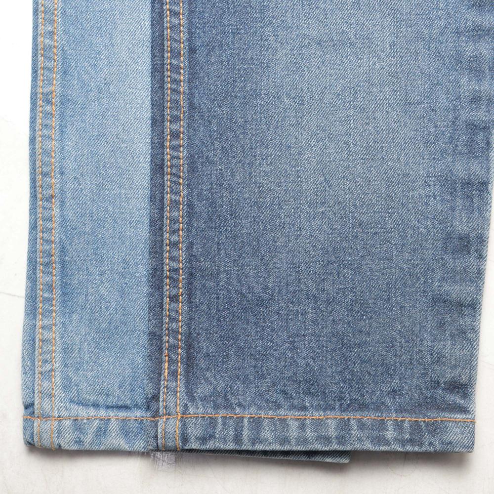 14 Ounce Cotton Rigid Indigo Denim Fabric - Attributes: Washable