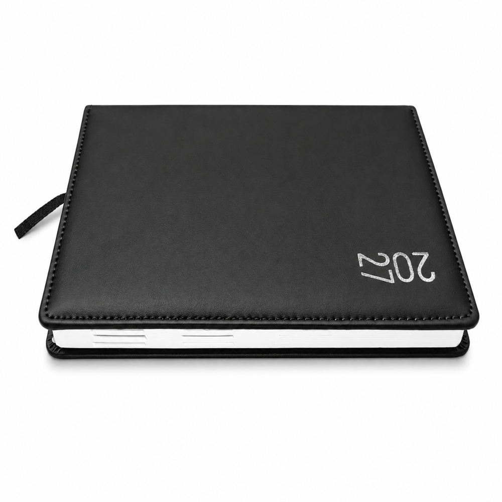 A5 Faux Leather Executive Diary 2027 Black