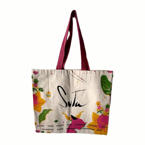 18 Inch Screen Printed Canvas Bag