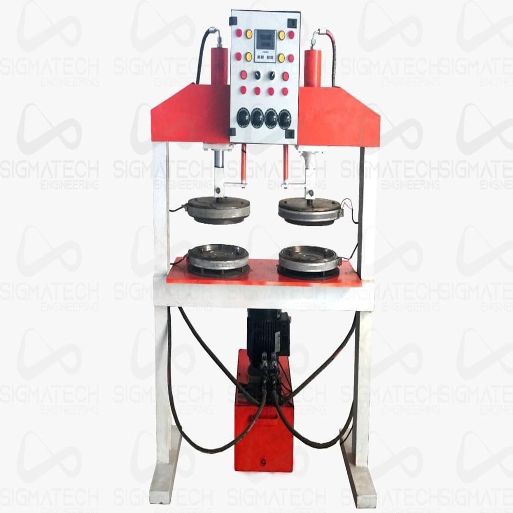 Hydraulic Semi-Automatic Double Cylinder Double Die Paper Plate Making Machine