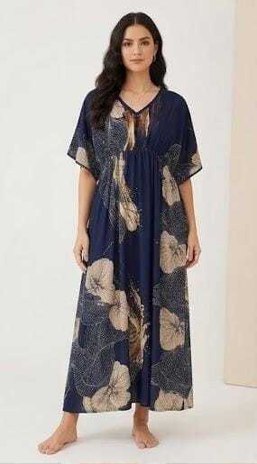 Ladies Printed Kaftan