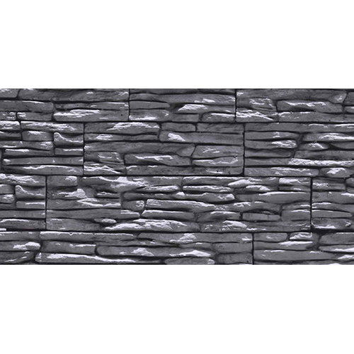 Imperial Stack Dusky Black Stone Wall Cladding