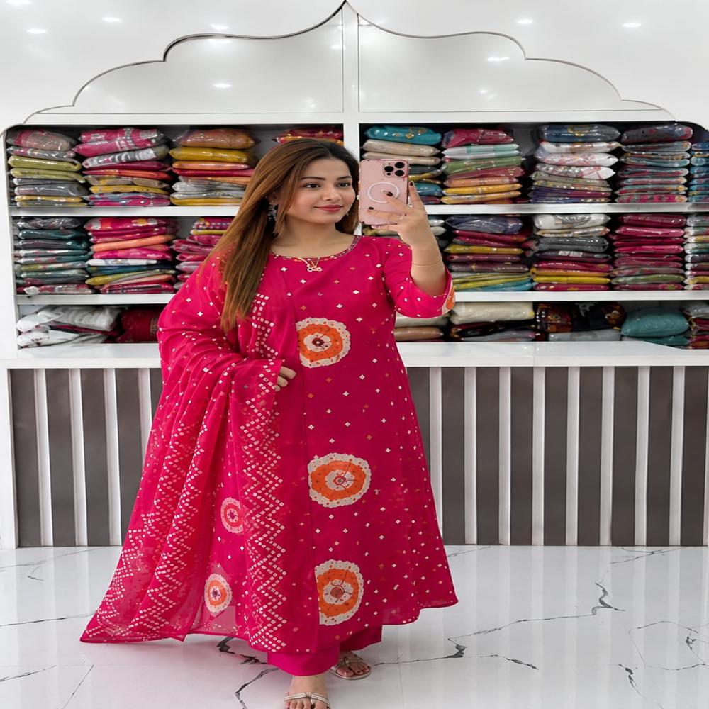 2 Piece Kurta Set - Bust Size: Standard Sizes Available Meter (M)