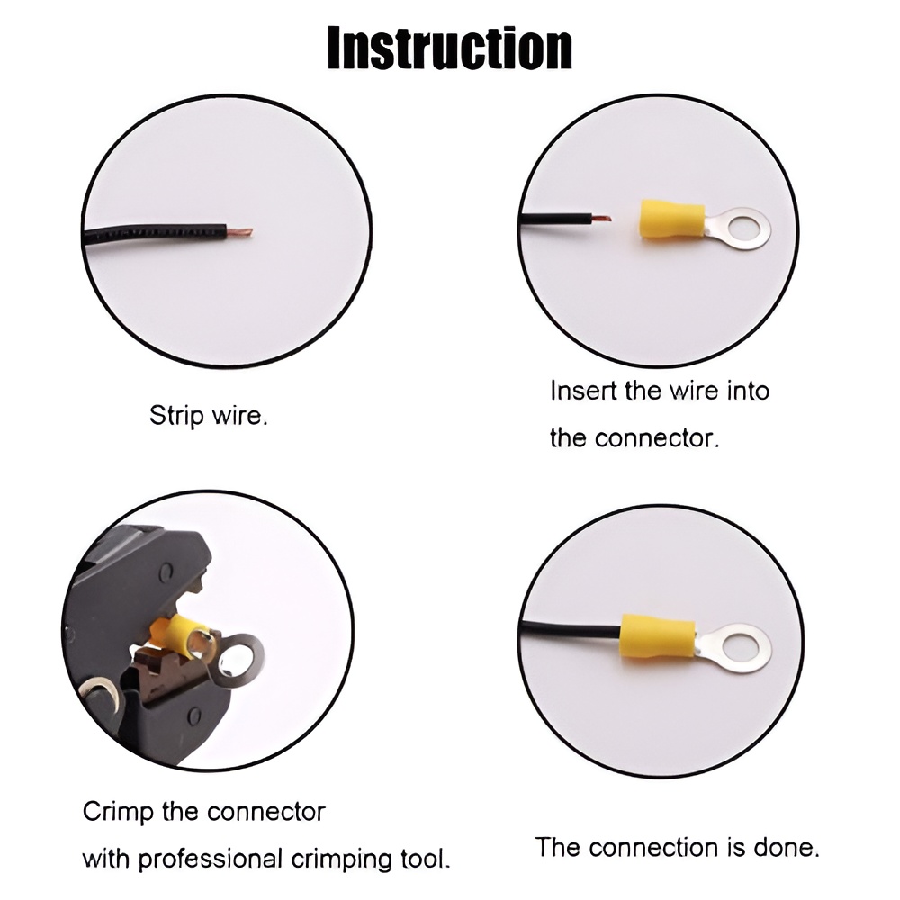 Electrical Crimp Connector - Application: Wire Terminal Lugs Are Widely Used To Create Secure
