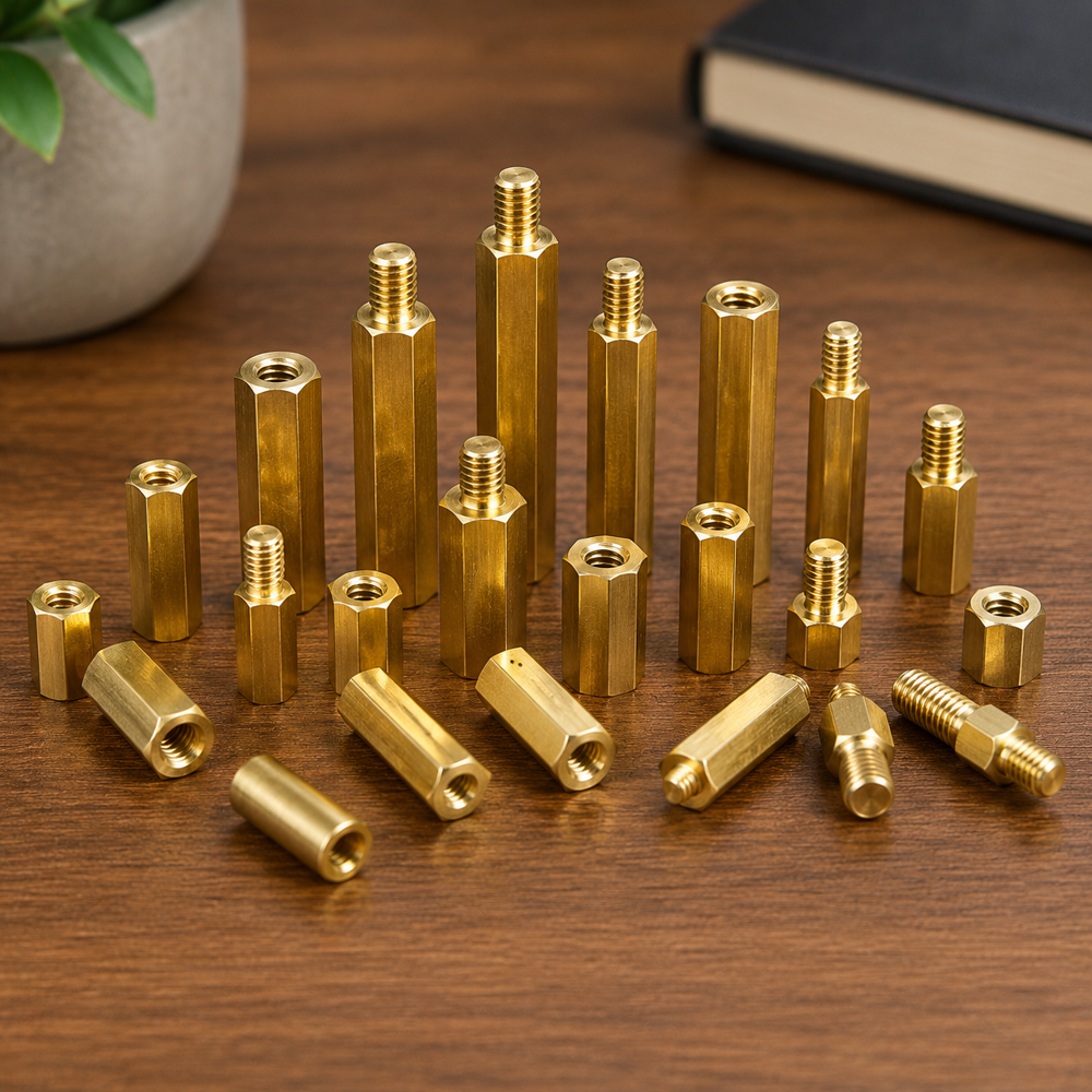 Brass Plain Unthreaded Spacers - Application: Pcb Assemblies