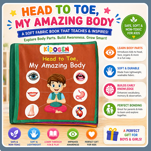 Learn My Body Soft Fabric Books