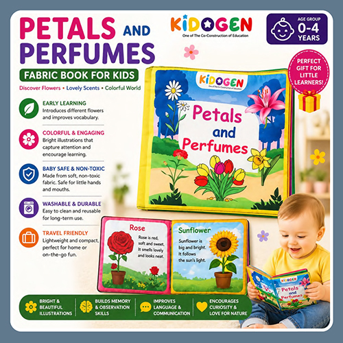 Petal And Flower Rhymes Fabric Books