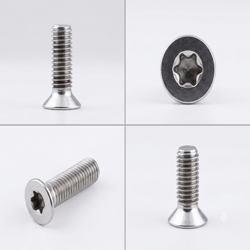 Stainless Steel CSK Torx Screw