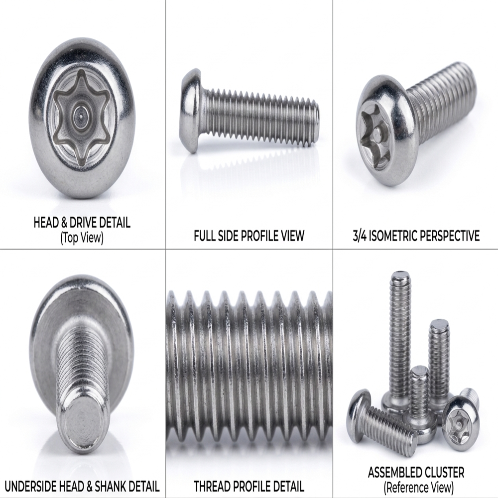 Stainless Steel Pan Torx Screw