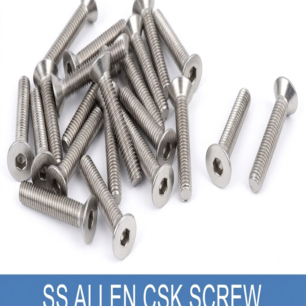 Stainless Steel Allen CSK Screw