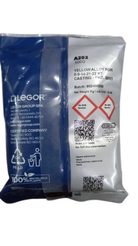 500G Legor A202 Yellow Alloy - Material: Metal