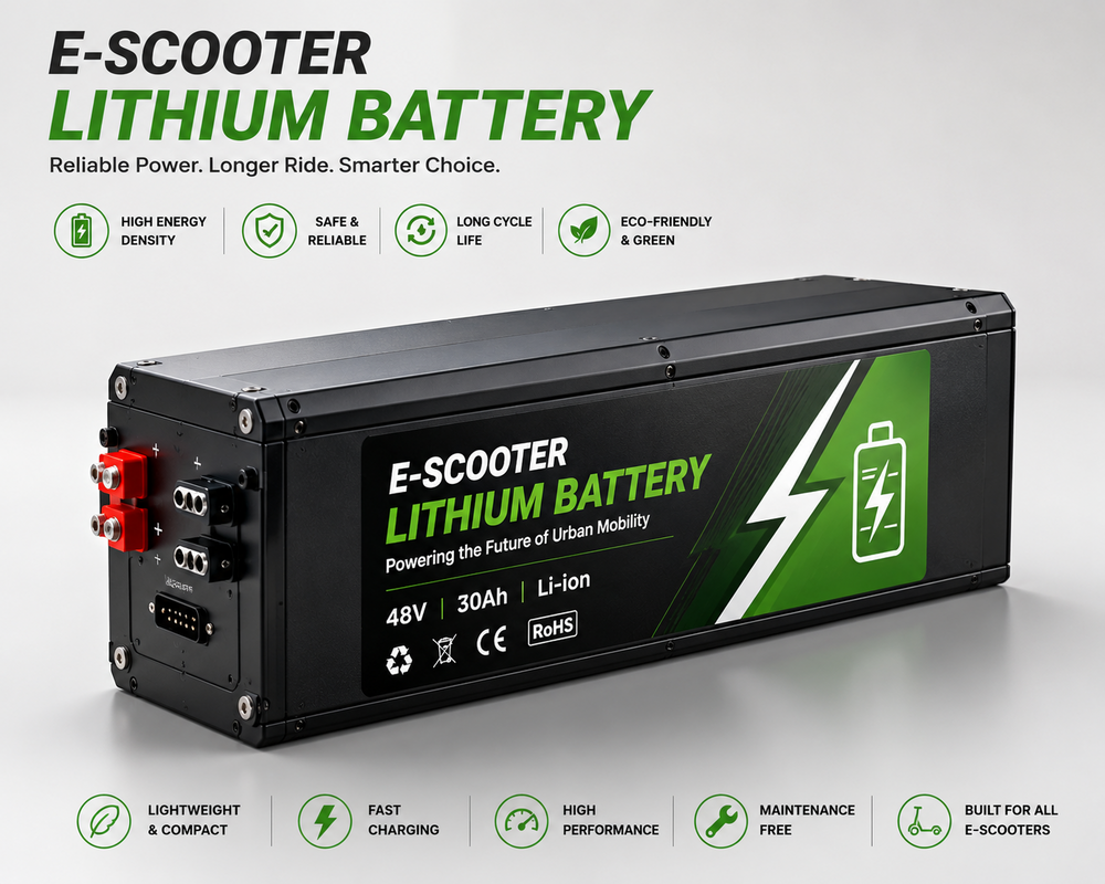 60V 24AH E Scooter Lithium Battery