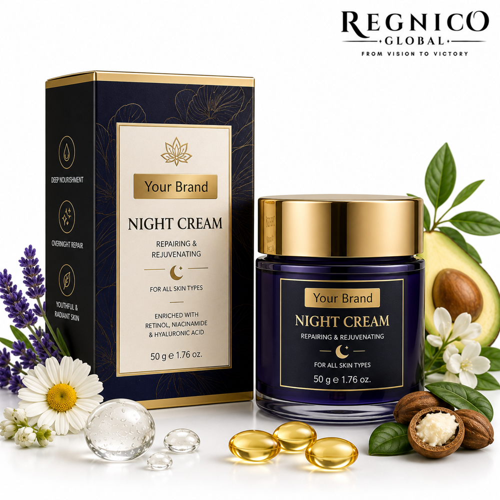 Night Cream Manufacturer Third Party & Private Label - Additives: Vitamin E