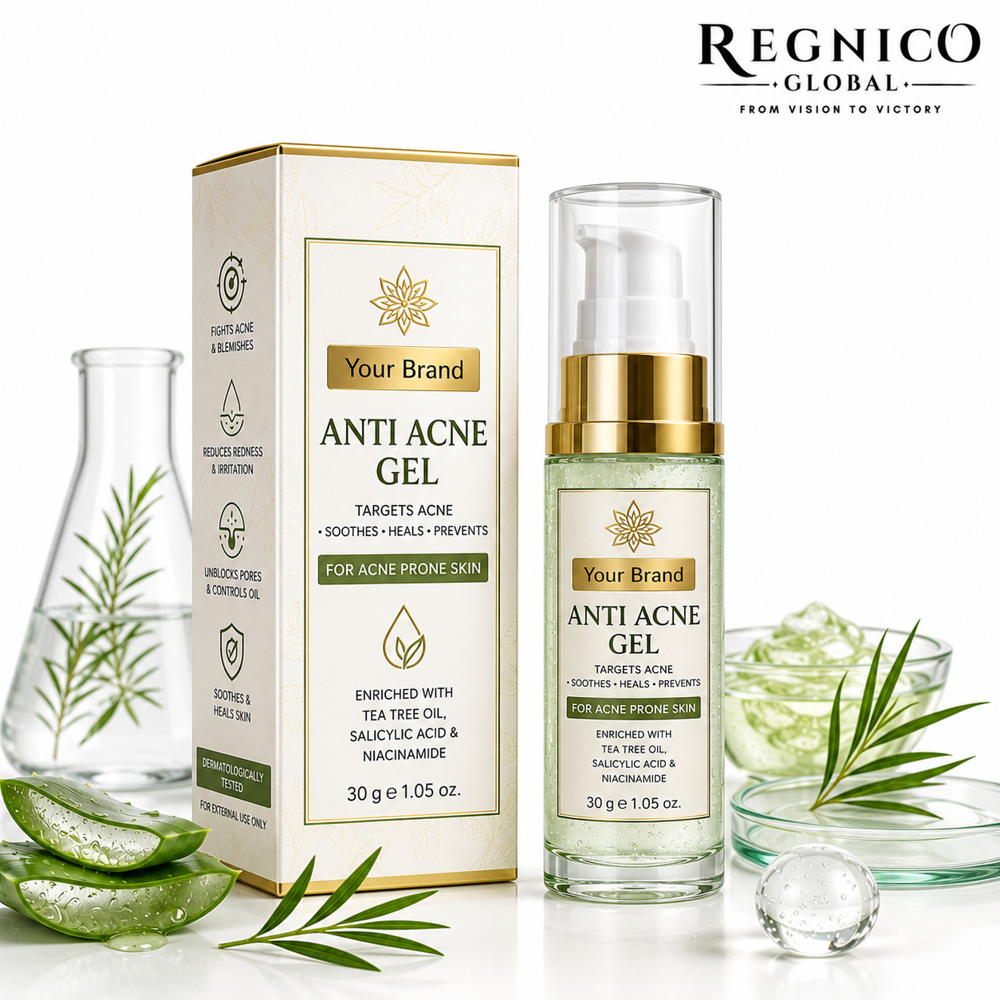 Anti Acne Gel Manufacturer Third Party & Private Label Manufacturing