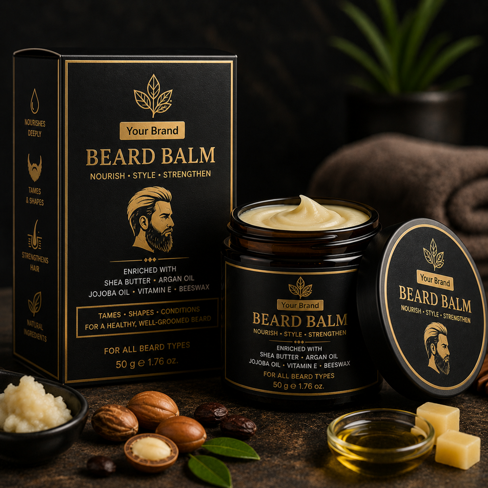 Beard Balm Manufacturer Third Party & Private Label Manufacturing