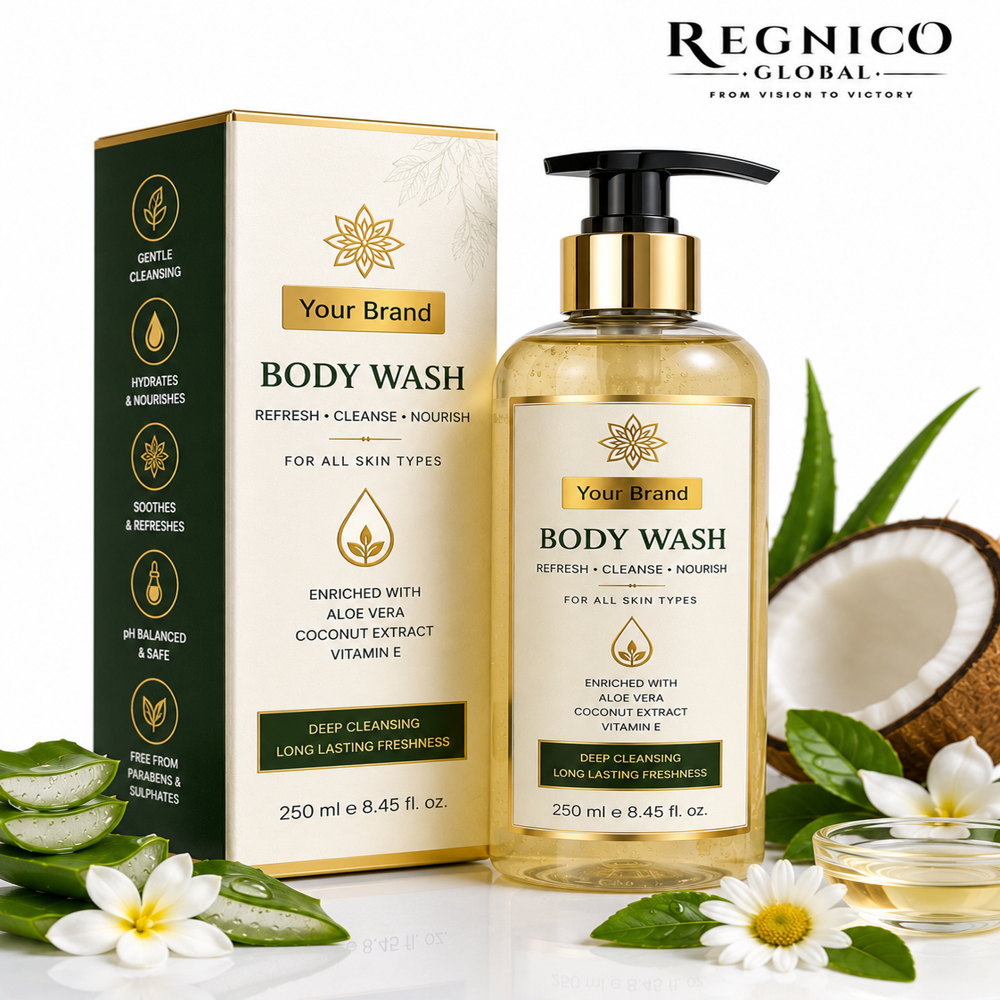 Body Wash Manufacturer | Regnico Global | Third Party & Private Label Manufacturing