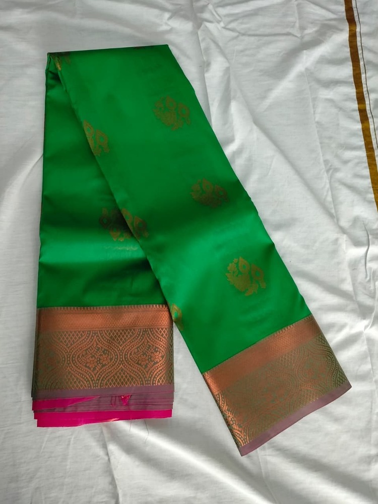 Classic Green Soft Silk Saree
