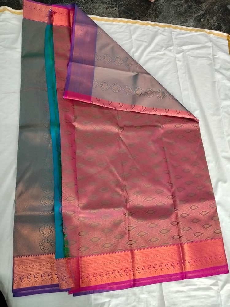 Blush Pink Soft Silk Saree