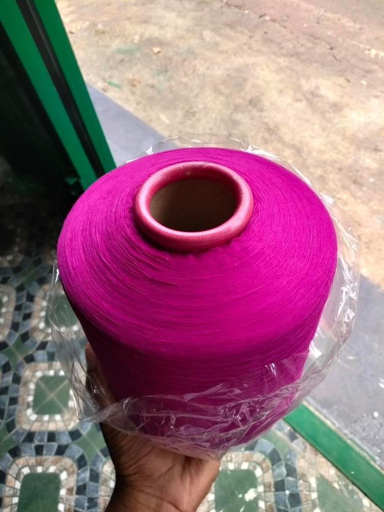 Magenta Purple Polyester Vortex Yarn