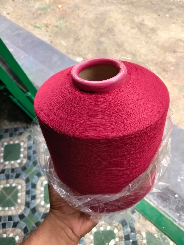 Red Polyester Vortex Yarn