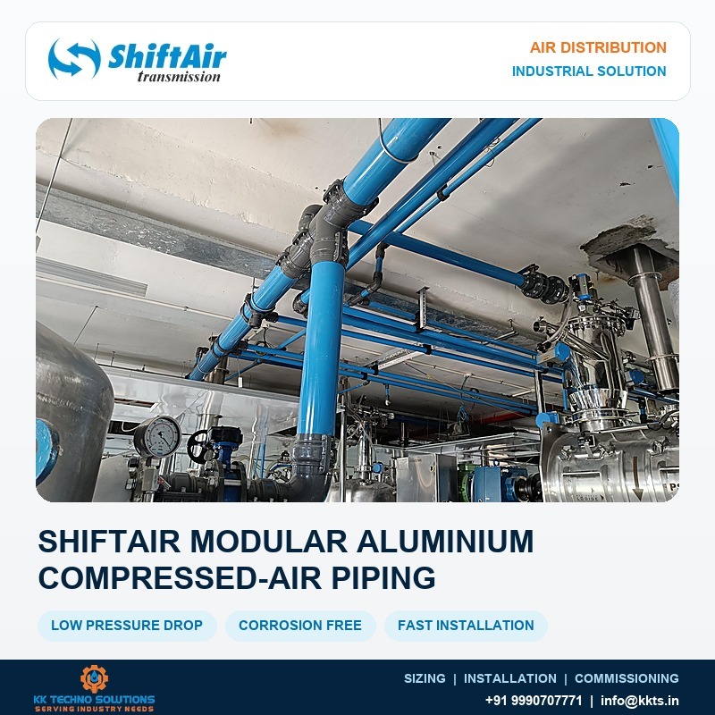 ShiftAir AP 20 06 00 Aluminium Compressed Air Pipe - 20 mm x 6 m
