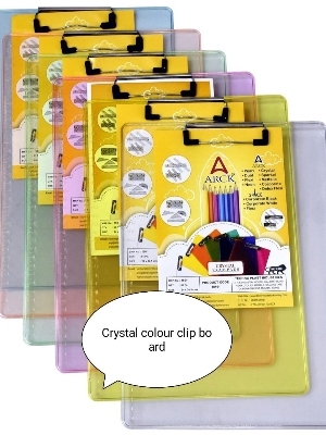 Crystal clear clip board