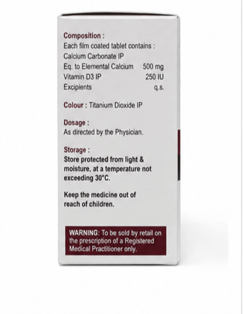 Bonefine 500mg Tablet - Drug Type: Health Supplements
