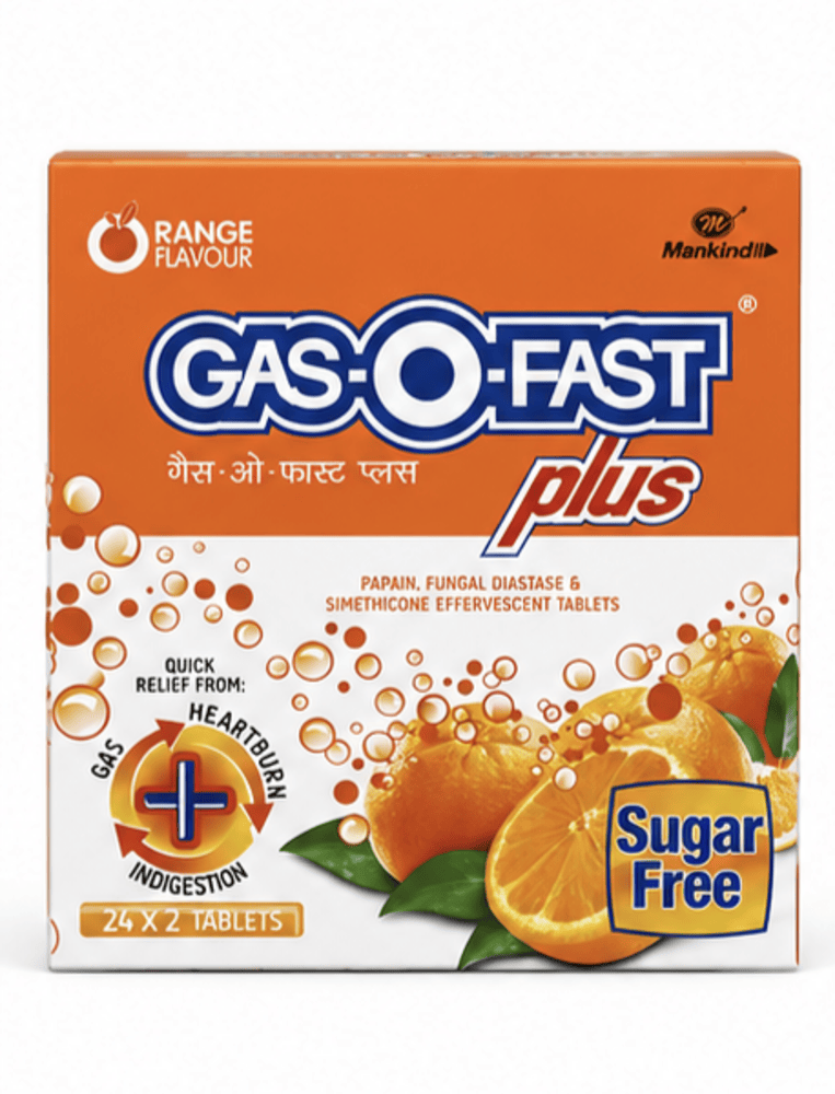 Orange Flavour Tablets For Gas - Brand Name: Gasofast