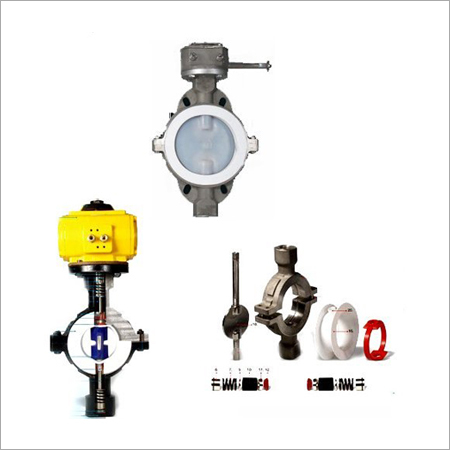 PTFE Lined Butterfly Valve - Plastic, 254mm Height x 12mm Length, 1.2 x 5.6mm Size, 500g Weight | Customized Specifications, Harshly Tested for International Standards