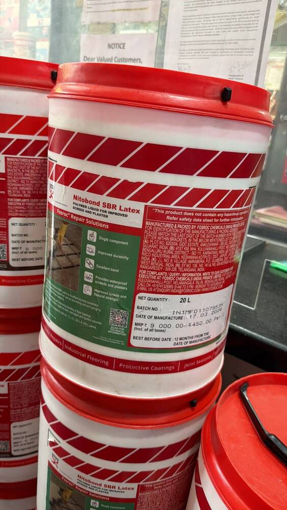 Fosroc Nitobond Sbr Latex