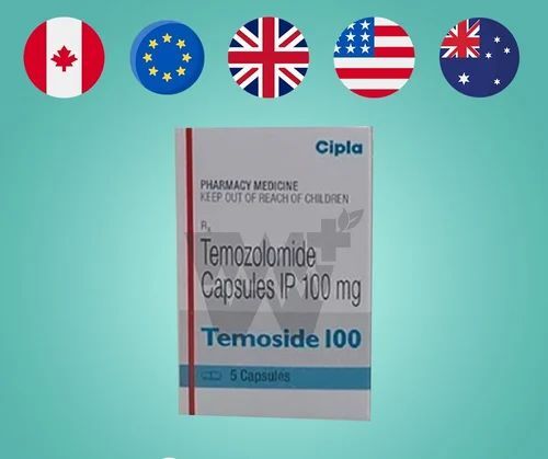Temoside Temozolomide 100 Mg Capsule, Cipla