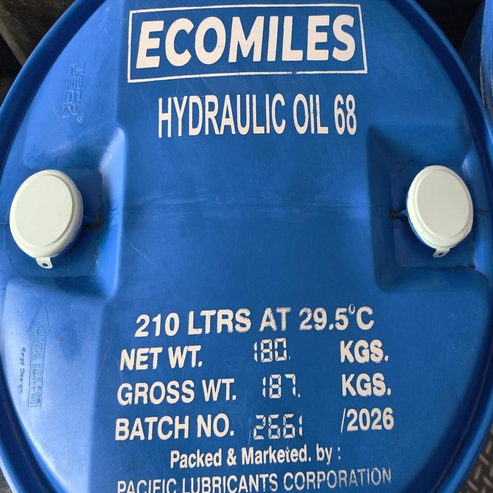 Ecomiles Hydraulic Oil 68 - Ash %: Low Ash