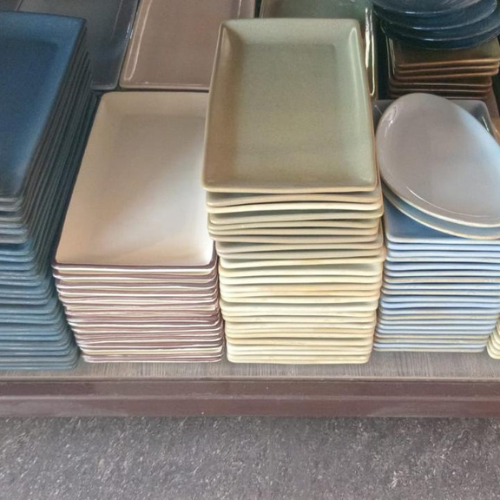 Ceramic Dinner Set - Color: Baby Pink
